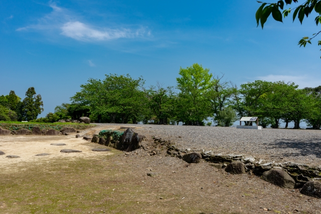 島原の乱一揆側は原城に立て籠もり3か月にわたり抵抗を続けました。