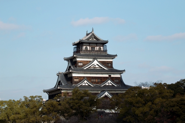 輝元時代に本拠地を広島に移しました