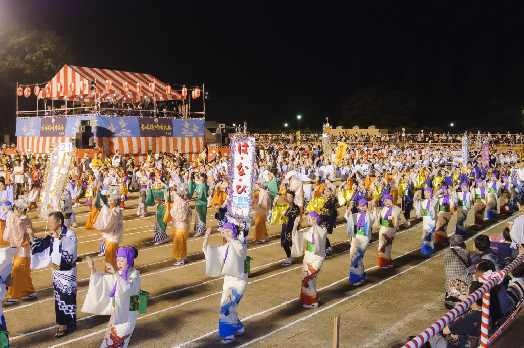 鶴崎踊りは道雪の故事から生まれた踊りです