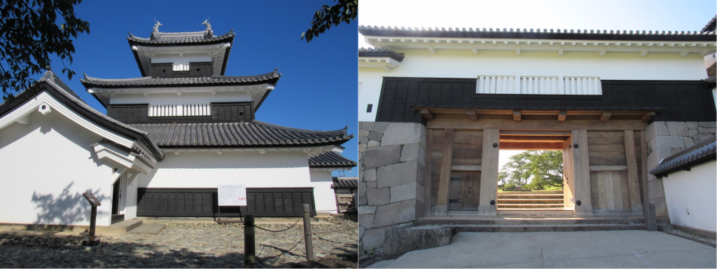 白河小峰城は木造で復元されており、これは日本でも珍しいものです