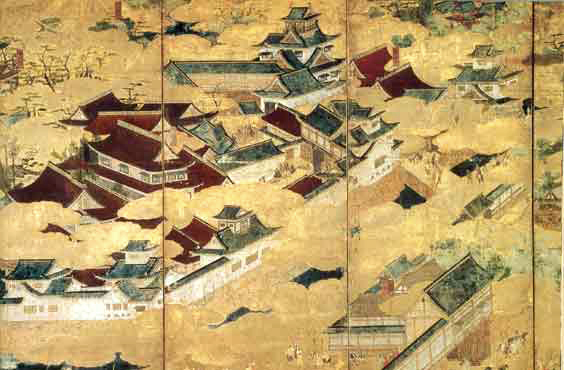 聚楽第は秀吉の居館として後陽成天皇の行幸など、重要イベントが行われていました