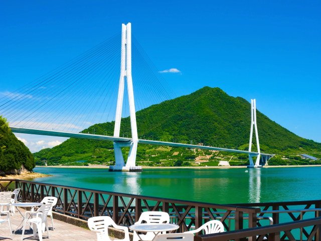生口島と橋の風景