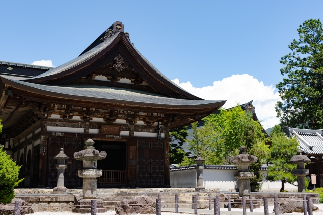 恵林寺は甲斐武田氏の菩提寺として知られています