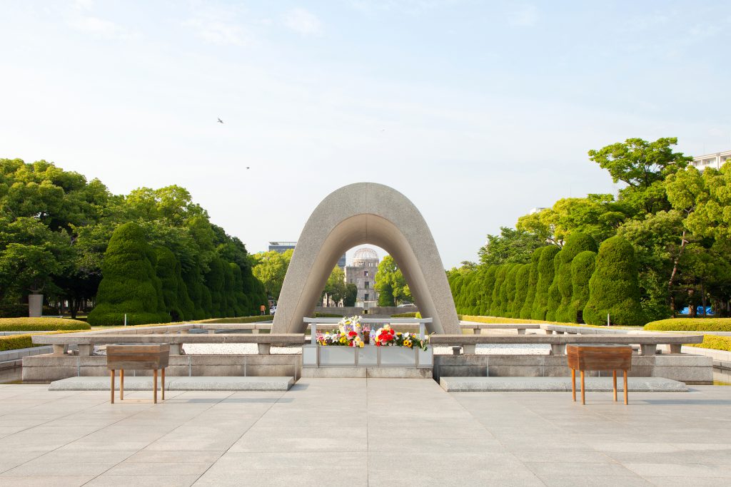 平和記念公園の様子。