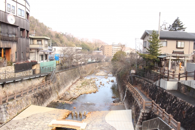 有馬温泉は日本を代表する湯治場として知られています