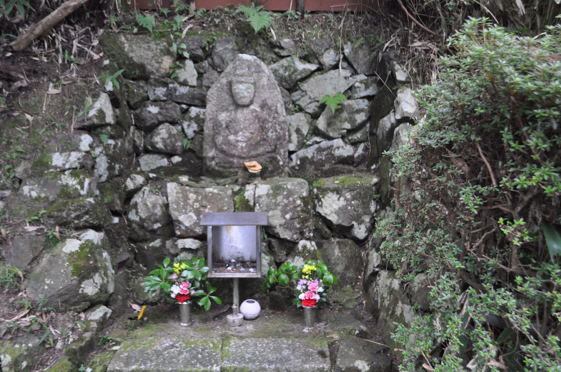 比叡山延暦寺山頂ふきんのお地蔵様