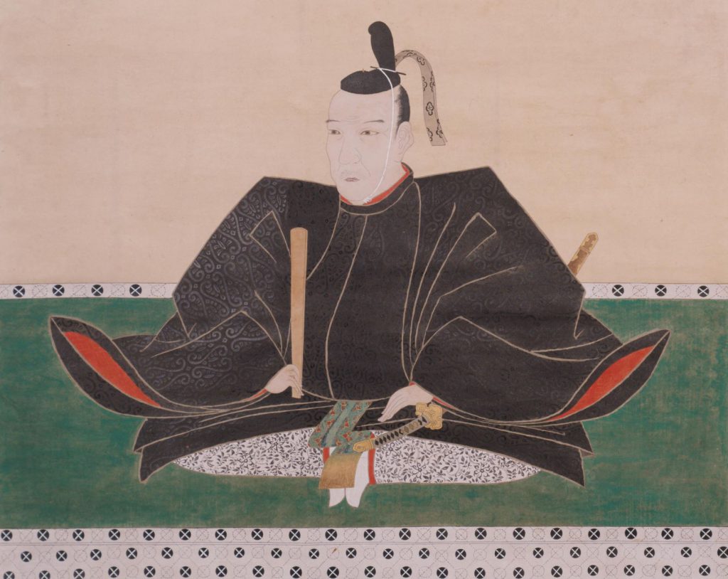 吉川広家の肖像画。