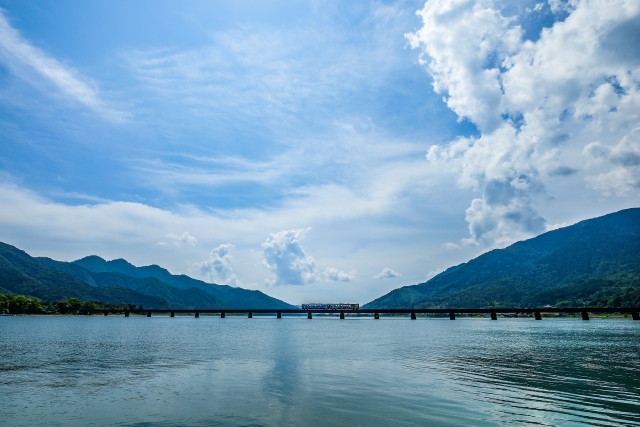 由良川は京都北部を流れ若狭湾に注ぎます