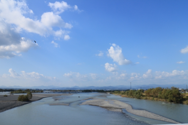 静岡県を流れる一級河川「大井川」
