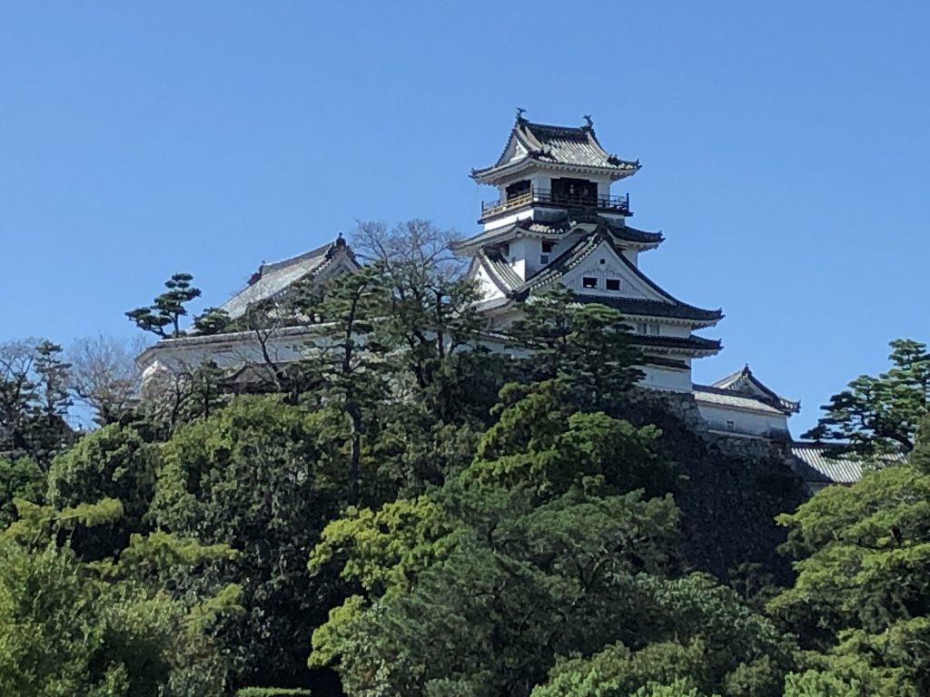 高知城現代の様子。