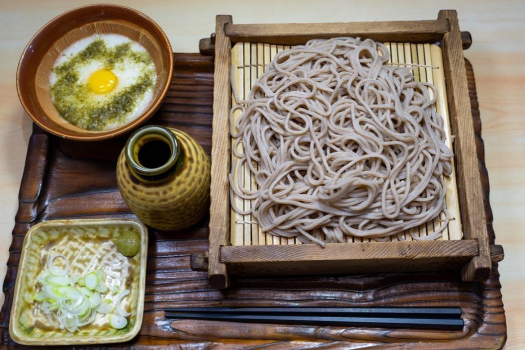 深大寺そば「一福茶屋」の「とろろ付そば」