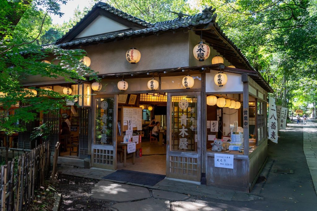 深大寺そば「青木屋」風情のある店構え