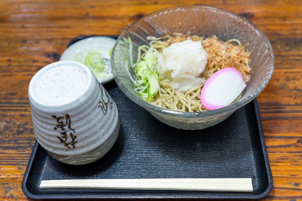 深大寺そば「松葉茶屋」の辛味大根そば