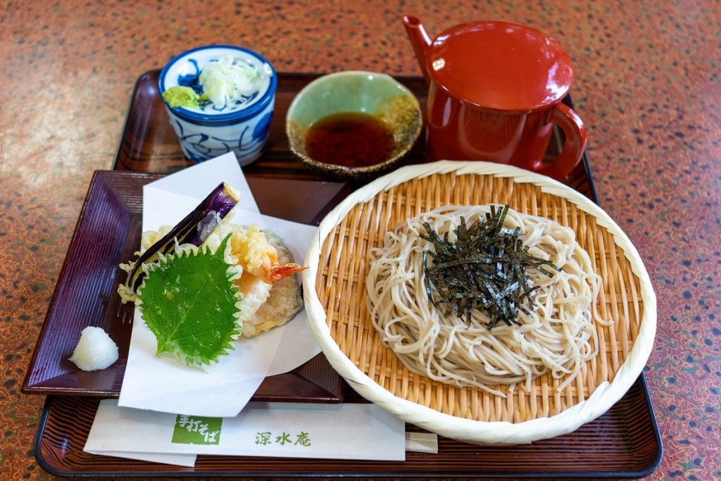 深大寺そば「深水庵」の天ざる