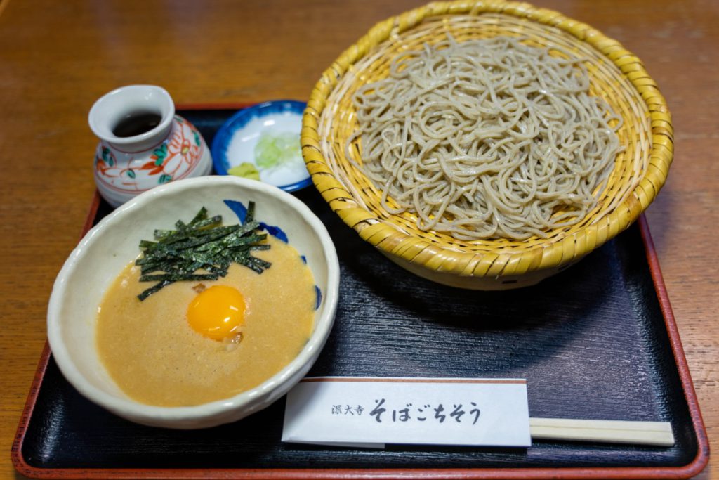 深大寺そば『そばごちそう門前』の「とろろ蕎麦」