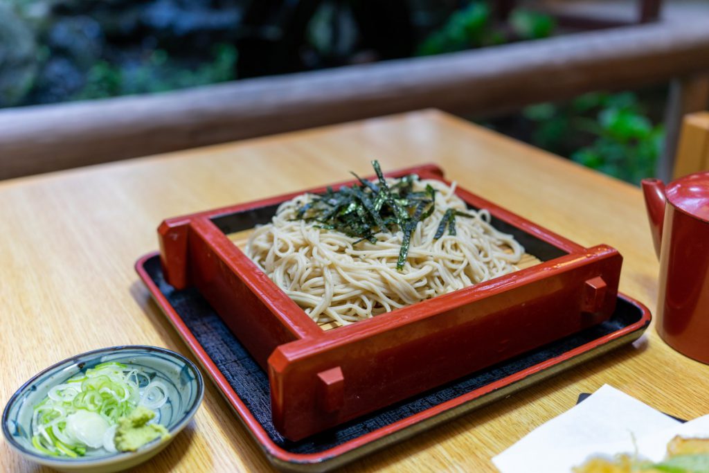 深大寺そば「深大寺 八起」のざるそば