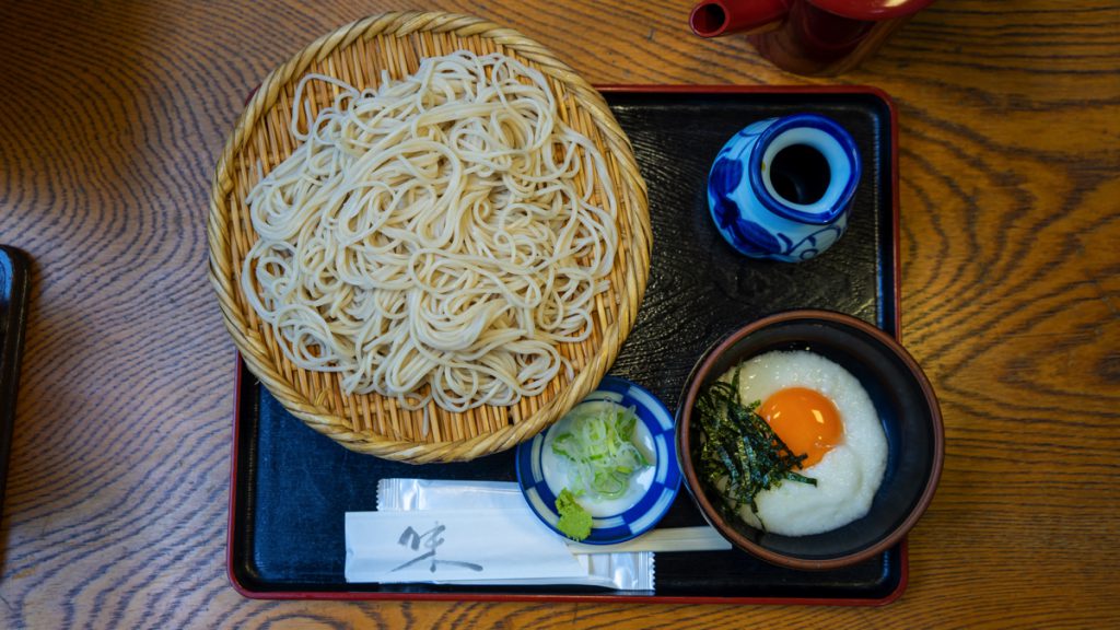 矢田部茶屋の「とろろそば」