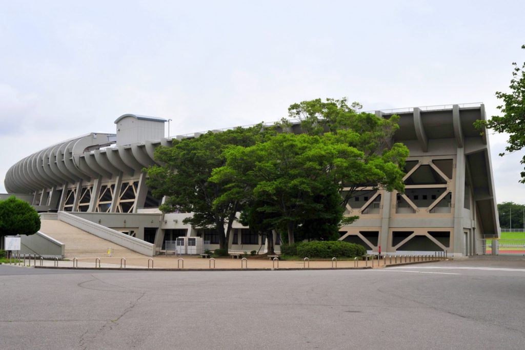 千葉県総合スポーツセンターの外観。