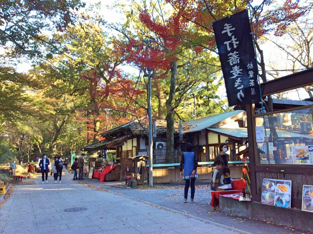 深大寺の自然に囲まれた深大寺そば『松葉茶屋』