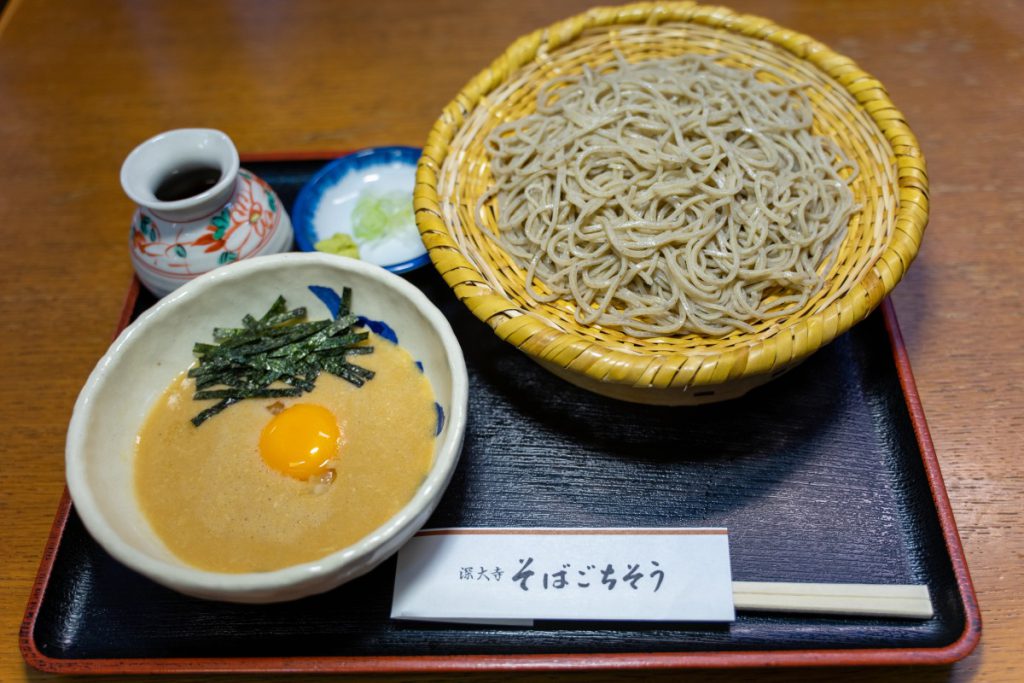 深大寺そば「そばごちそう門前」の「とろろ蕎麦」