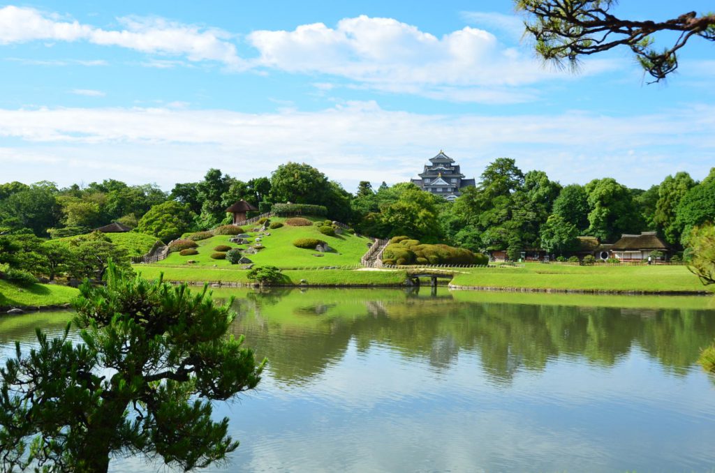 後楽園の風景