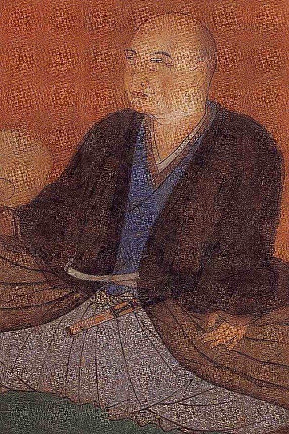 細川藤孝（幽斎）の肖像画。