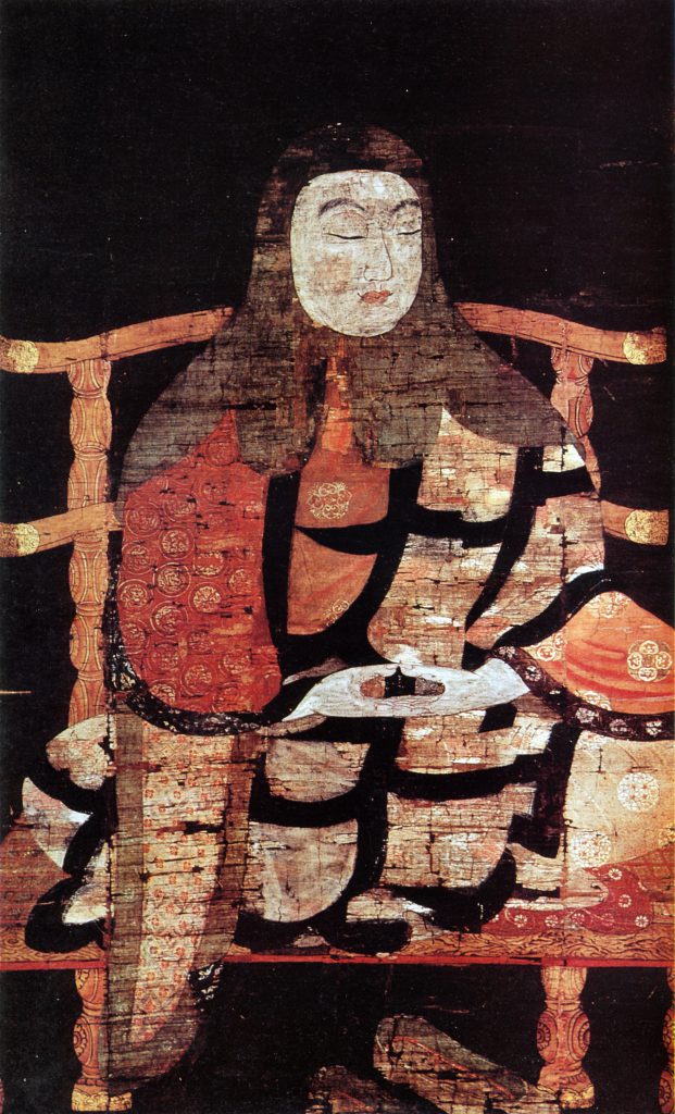 天台宗の祖最澄の肖像画。