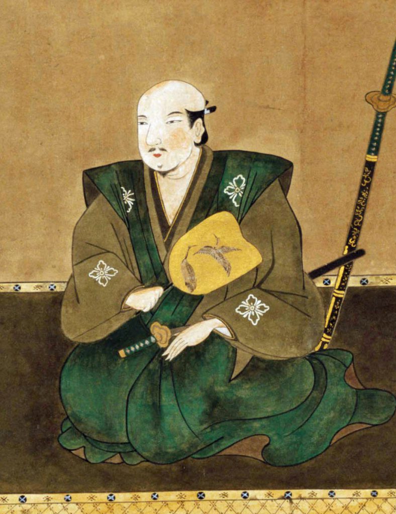 武田勝頼の肖像画。