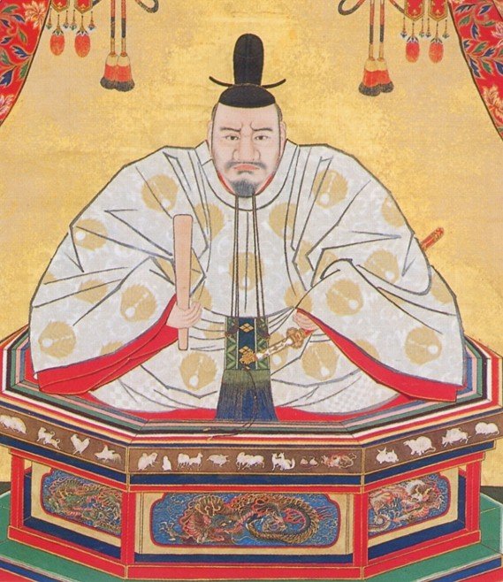 鍋島直茂の肖像画。