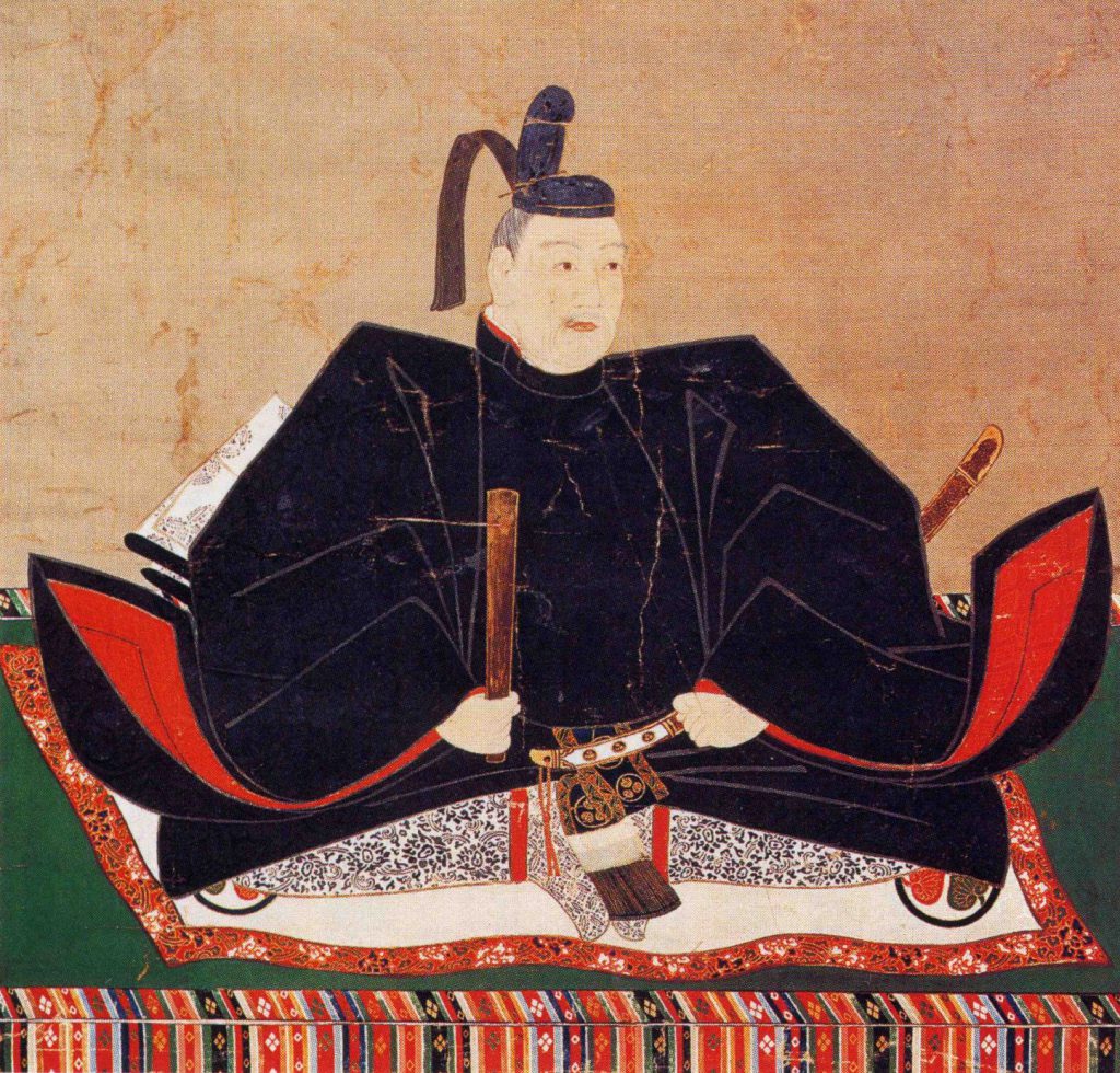 江戸幕府２代将軍、徳川秀忠の肖像画。
