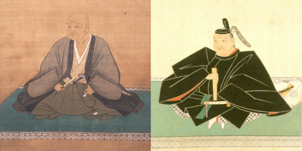（左）酒井忠勝、（右）板倉重宗の肖像画。