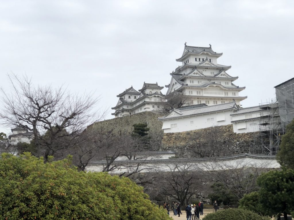 姫路城の外観。