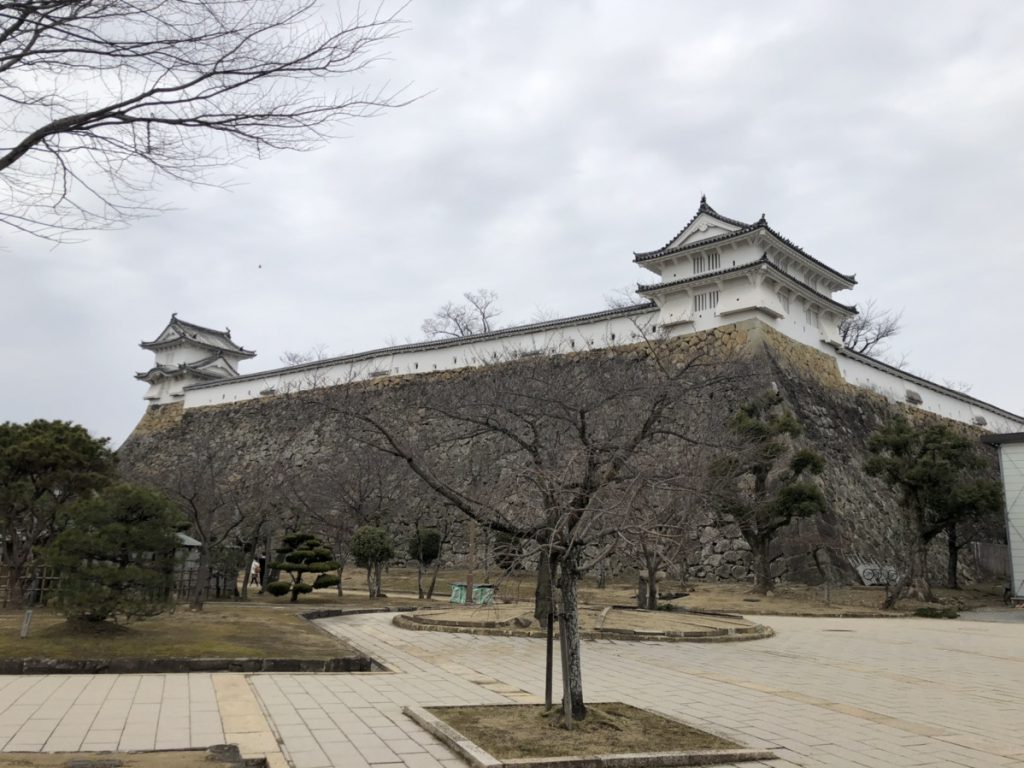 姫路城西の丸の様子。