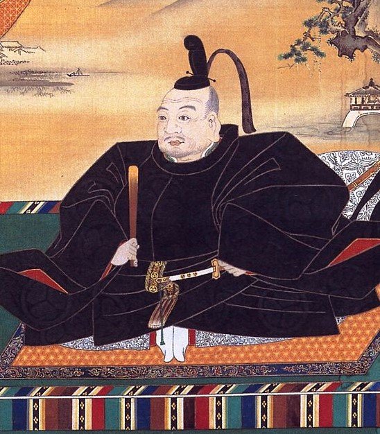 徳川家康の肖像画。