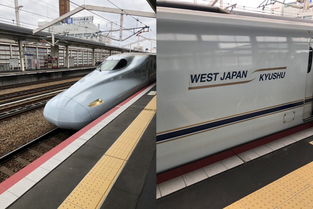 九州新幹線さくらの格好いい様子。