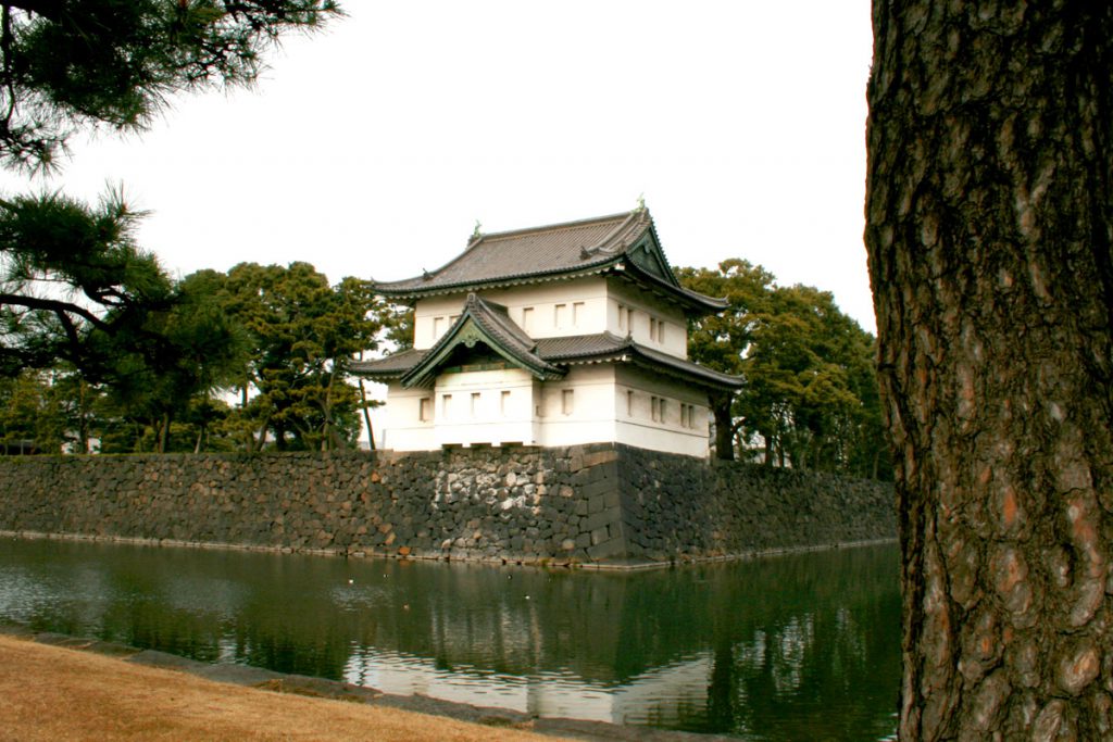 現在は皇居となっている江戸城外観。
