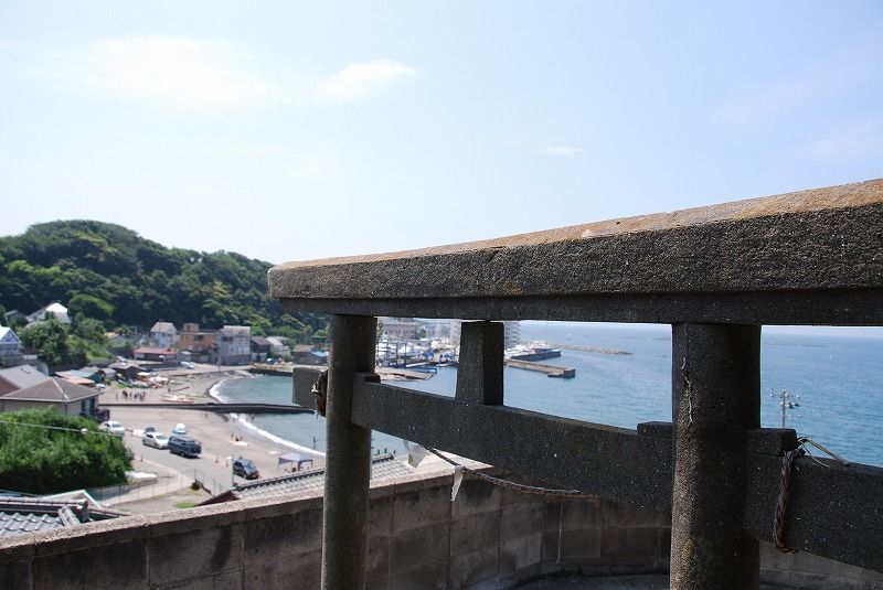 淡島神社周辺から望む芦名海岸(横須賀)