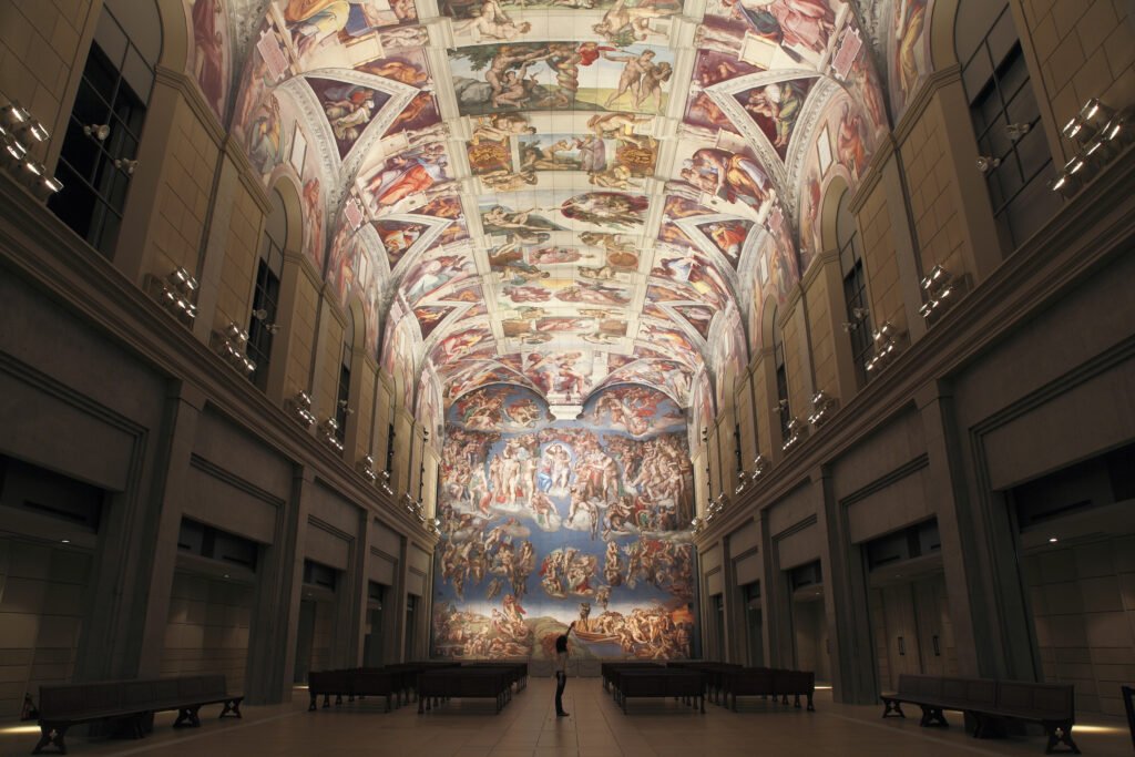 大塚国際美術館の館内風景