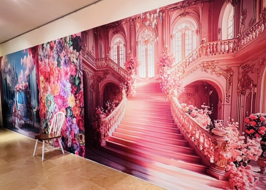 プリンセスパーク倉敷のロイヤルウォール装飾