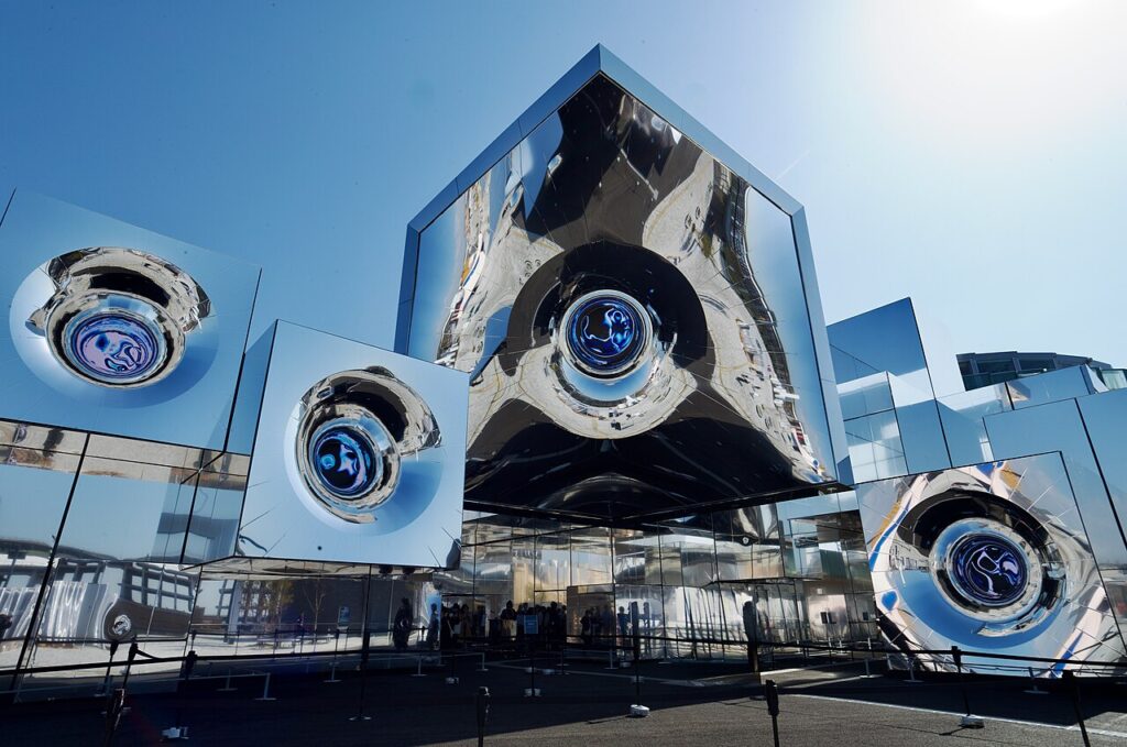 大阪・関西万博 落合陽一氏プロデュースのパビリオン「null²」の外観