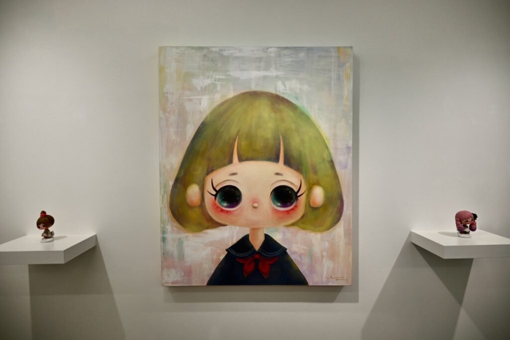 小林亜沙 個展「ガールズ・トーク」の展示風景