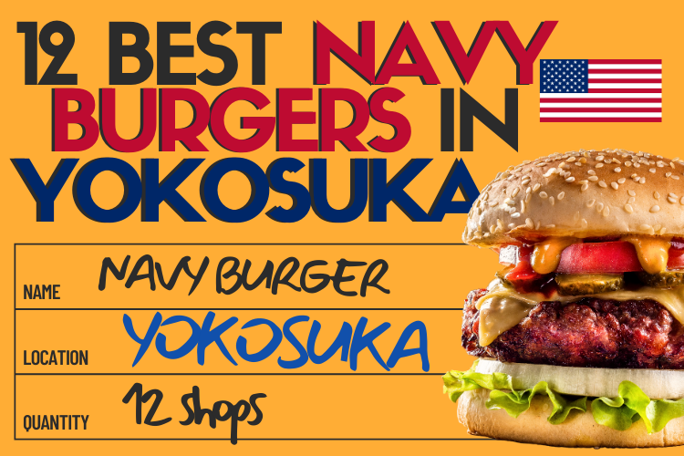 An irresistible YOKOSUKA NAVY BURGER, featuring a perfectly toasted and fluffy bun, topped with a juicy, thick beef patty, fresh tomatoes, crisp lettuce, and onions.
